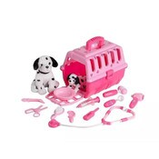 Wholesale - PINK PET CARRIER PLAYSET C/P 8, UPC: 752830405295